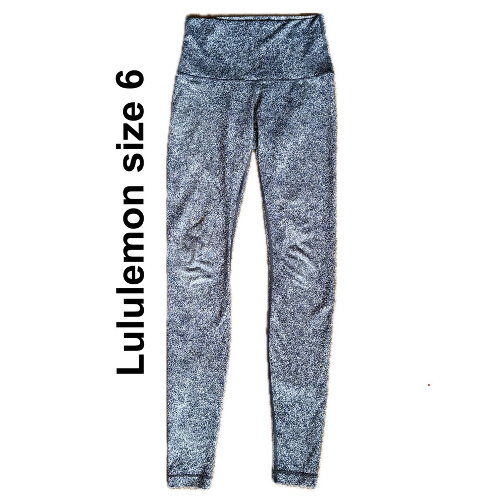 Lululemon Wunder Under. 31” inseam. High Rise. Gray Legging. Size 6.